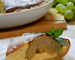 Пирог с грушами