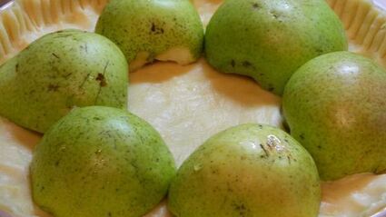 пирог с грушами