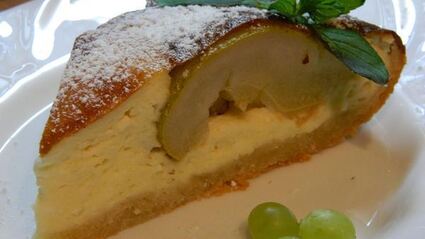 пирог с грушами