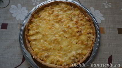 пирог с курицей и картофелем