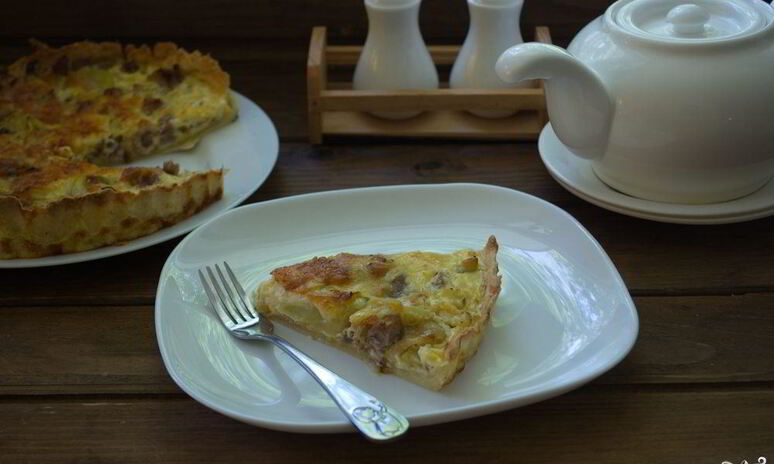 Рецепт пирога с курицей и цукини