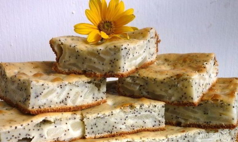 Рецепт простого пирога с маком