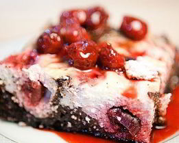 Шоколадно-творожный пирог