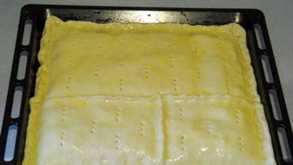 слоеный пирог с капустой