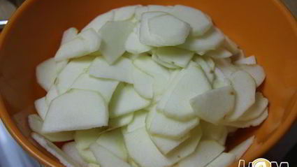 слоеный пирог с яблоками