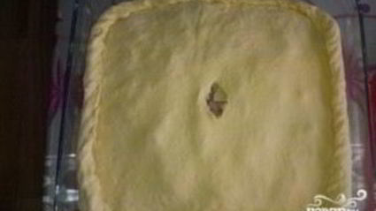 слоеный пирог со свининой и картошкой