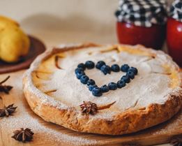 Цветаевский пирог с грушами