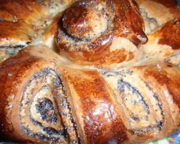 Ванильный пирог с маком