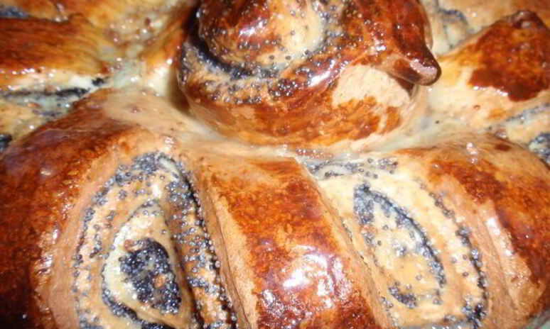 Рецепт ванильного пирога с маком