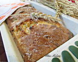 Закусочный пирог с ветчиной и сыром