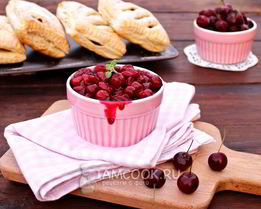 Начинка из замороженной вишни для пирожков