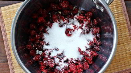 начинка из замороженной вишни для пирожков