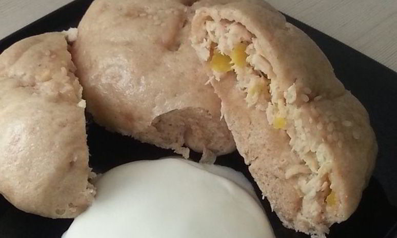 Рецепт паровых пирожков с курицей и медом