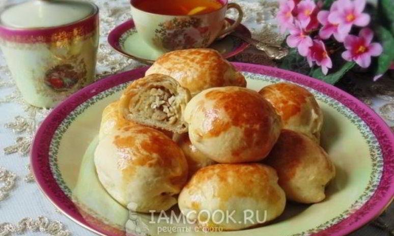 Рецепт пирожков быстрых с курицей и яйцом