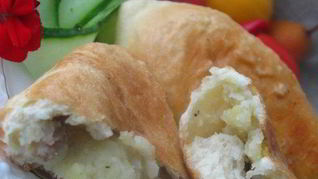 Пирожки картофельные с грибами