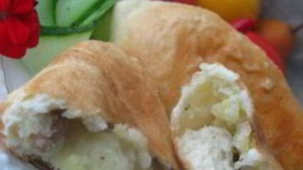 пирожки картофельные с грибами