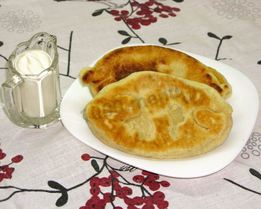 Пирожки на простокваше жареные