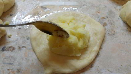 пирожки с картофелем на кефирно-дрожжевом тесте