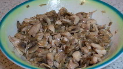 пирожки с курицей и грибами