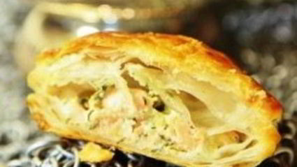 пирожки с лососем