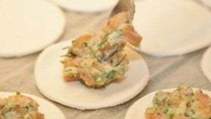 пирожки с лососем