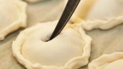 пирожки с лососем