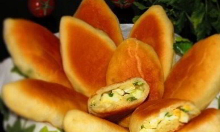 Рецепт пирожков с рисом и яйцом