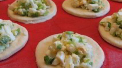 пирожки с рисом и яйцом