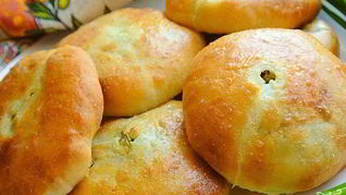 Пирожки с сыром и творогом