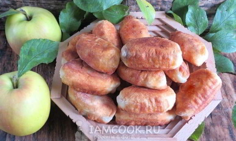 Рецепт пирожков с яблоками без дрожжей