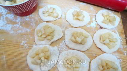 пирожки с яблоками без дрожжей