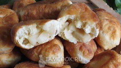 пирожки с яблоками без дрожжей