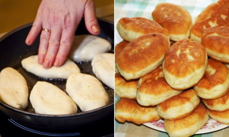 Рецепт пирожков с ягодами на сковороде