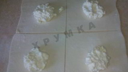 пирожки слоеные конвертики с творогом