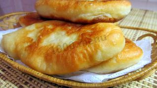 Пирожки в масле жареные на воде