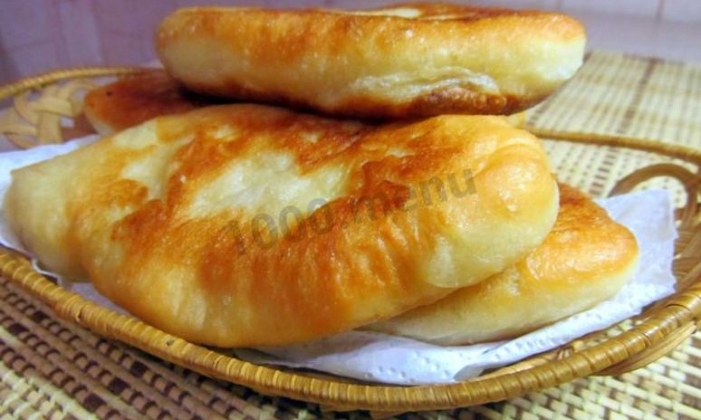 Рецепт пирожков в масле жареные на воде
