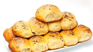 Постные пирожки с маком