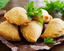 Румяные мясные пирожки