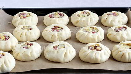 татарские пирожки с мясом и картофелем