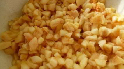 творожные пирожки с яблоками