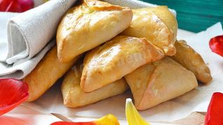 Эчпочмак из пресного теста