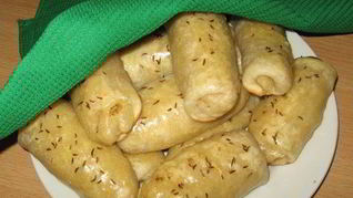 Закусочные пирожки с капустой