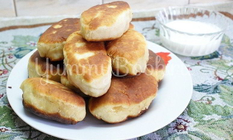 Рецепт жареных пирожков из теста на рассоле