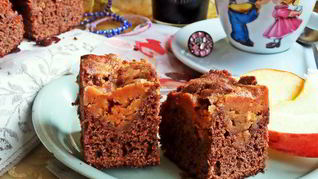 Брауни с арахисовым верхом