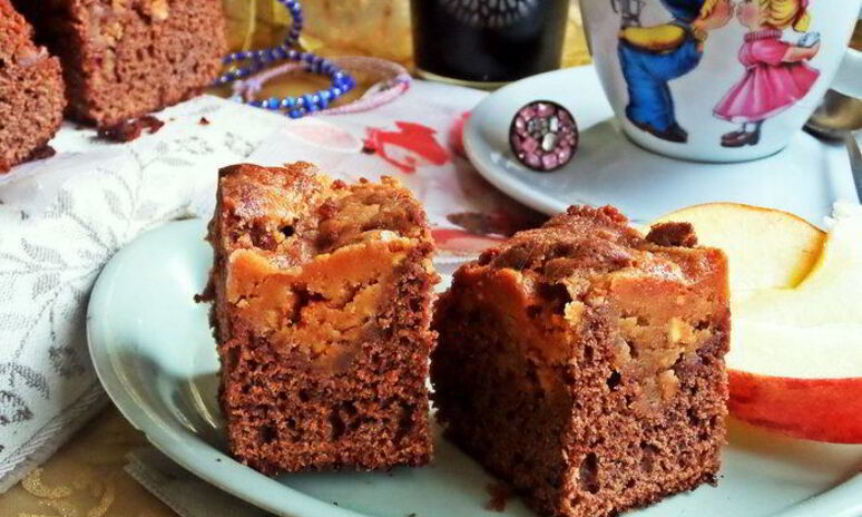 Рецепт брауни с арахисовым верхом