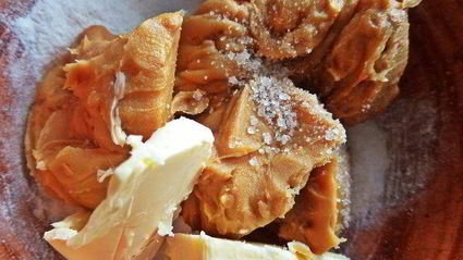 брауни с арахисовым верхом