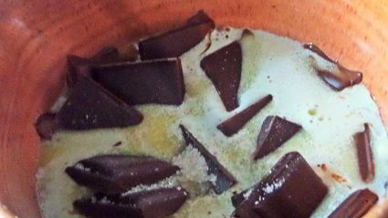 брауни с арахисовым верхом