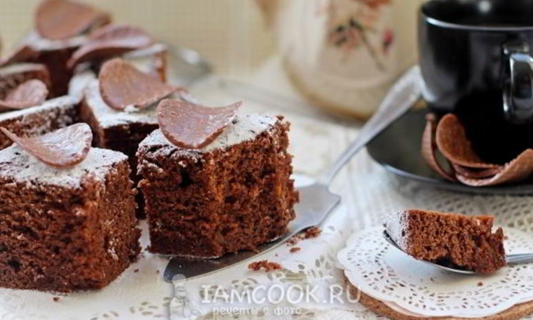 Рецепт брауни с тыквой