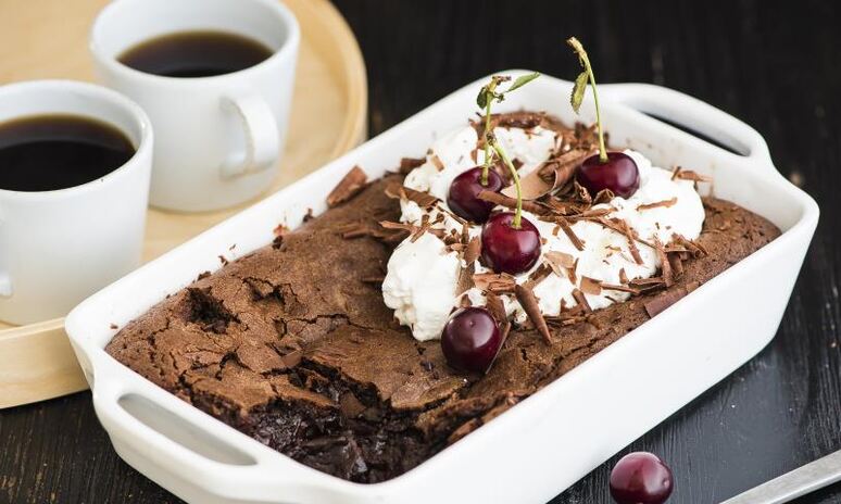 Рецепт брауни с вишней