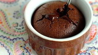 Брауни с жидкой начинкой